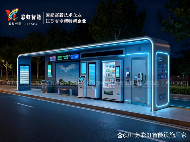 产品升级 智能候车亭搭载5G物联网模块，实现公交实时到站查询与环境监测