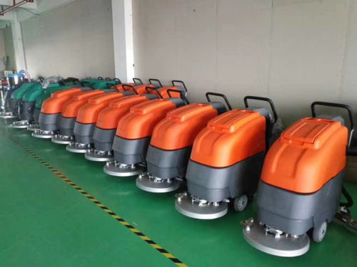 食品厂地面清洁利器 手推式洗地机在环氧地面与大理石瓷砖上的应用